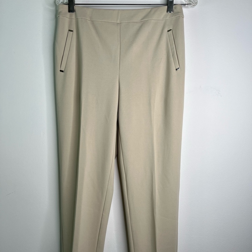 C Est 1946 Casual Dress Pants Trousers Small Beige